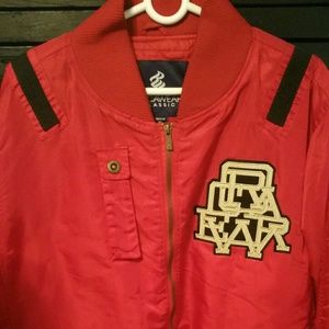 XL ROCAWEAR VARSITY JACKET